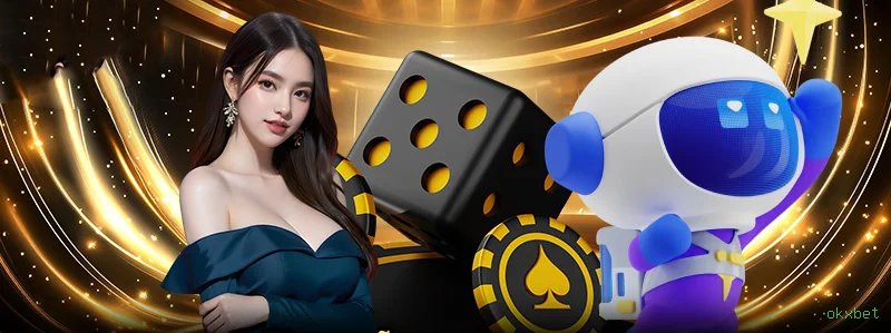 Imagem promocional dos ganhos da okxbet